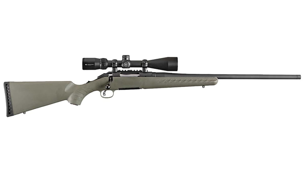 Ruger American Bolt Action Rifle, 6.5mm Creedmoor, 22 in barrel, 1-8 Twist, Threaded, Black, 4 Rounds, 16953-FRRMPG