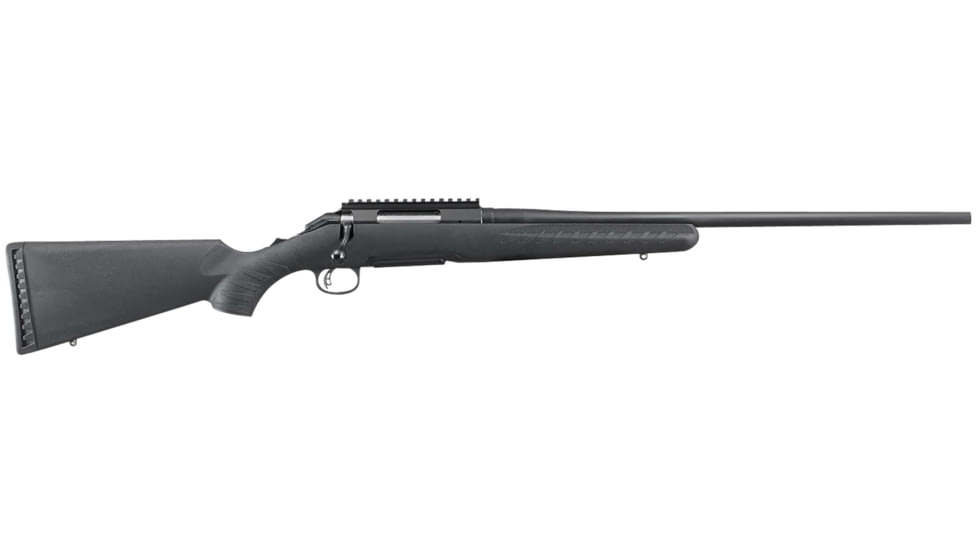 Ruger American Bolt Action Rifle, 7mm-08 Remington, 22in Barrel, 1-10, Synthetic Black Stock, Black, 6906-FRRMPG