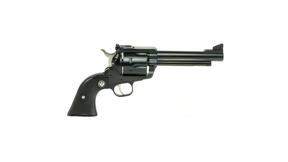 Ruger Blackhawk Convertible Revolver, .45 Long Colt/.45 ACP, 5.5in Barrel, X-Large, Adjustable, Blued Frame, Rubber Grip, 6 Round Cylinder, 463