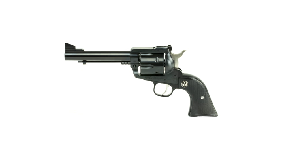 Ruger Blackhawk Convertible Revolver, .45 Long Colt/.45 ACP, 5.5in Barrel, X-Large, Adjustable, Blued Frame, Rubber Grip, 6 Round Cylinder, 463