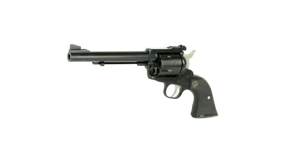 Ruger Blackhawk Revolver, .357 Magnum/.38 Special, 6.5in Barrel, X-Large, Adjustable, Blued Frame, Rubber Grip, 6 Round Cylinder, 316
