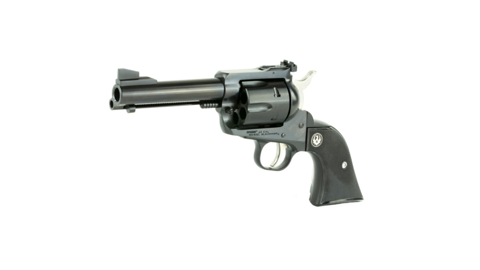 Ruger Blackhawk Revolver, .45 Long Colt, 4.62in Barrel, X-Large, Adjustable, Blued Frame, Rubber Grip, 6 Round Cylinder, 445