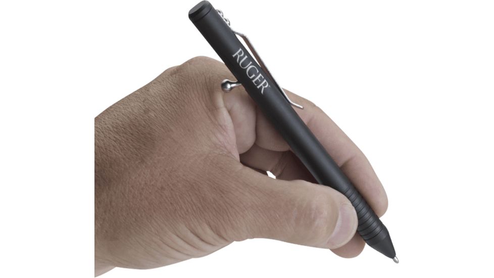 Ruger Bolt Action Pen, Stainless Steel, Black, R3401K
