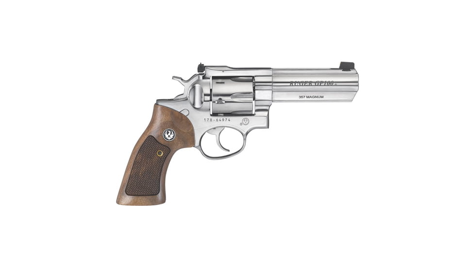 Ruger GP100 TALO Revolver, .357 Magnum/.38 Special, 4.2in Barrel, Adjustable, Stainless Frame, Rubber Grip, 6 Round Cylinder, 1777