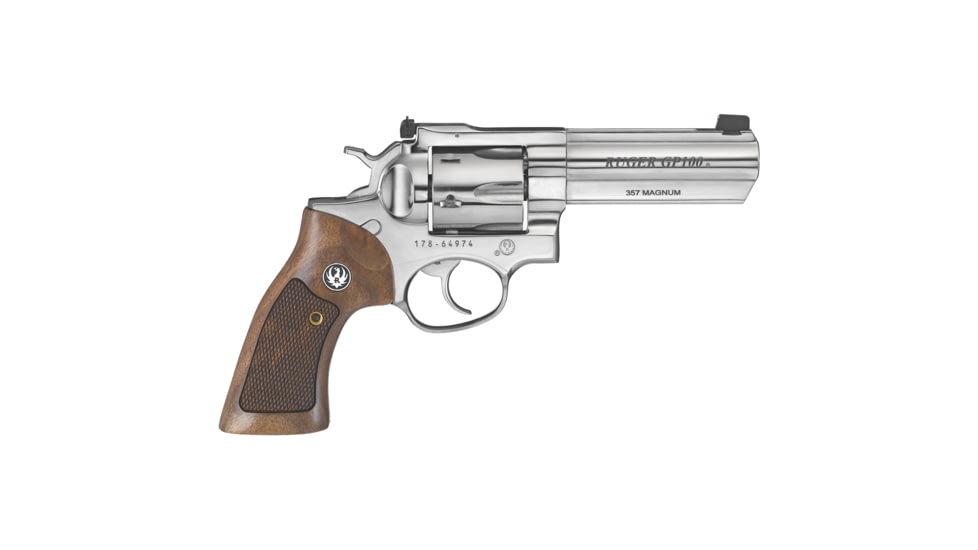 Ruger GP100 TALO Revolver, .357 Magnum/.38 Special, 4.2in Barrel, Adjustable, Stainless Frame, Rubber Grip, 6 Round Cylinder, 1777