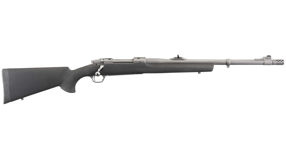 Ruger Hawkeye Bolt Action Rifle, .300 Winchester Magnum, 20 in barrel, 1-10 Twist, Muzzle Brake, Hawkeye Matte, 3 Rounds, 57102-FRRMPG