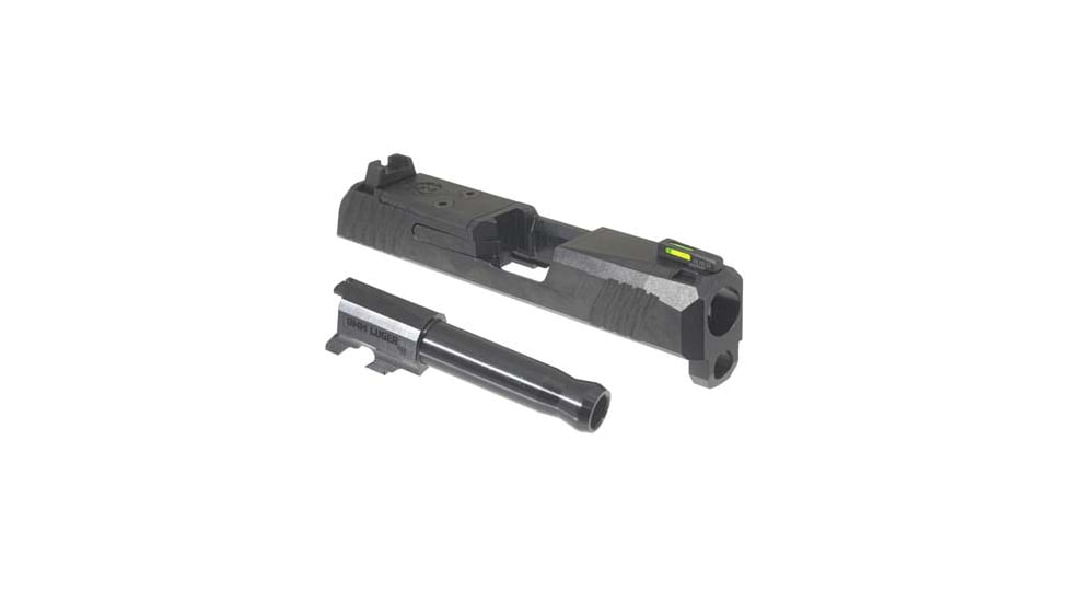 Ruger MAX-9 Standard Slide Assembly, 9mm Luger, Optic Ready/Serrated, Black, 90744