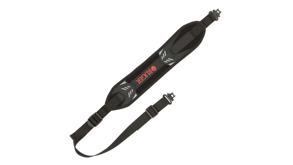 Ruger Mesa Neoprene Rifle Gun Sling with Swivels, Black, 27834