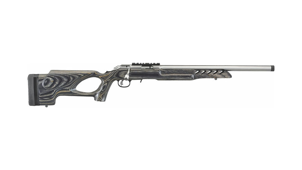 Ruger American Target Bolt Action Rifle With Thumbhole Stock, .22 Long Rifle, 18in Barrel