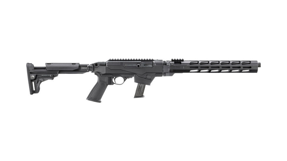 Ruger PC Carbine Folding Adj Chassis Semi-Auto Rifle, 9mm Luger, 16.12in Barrel