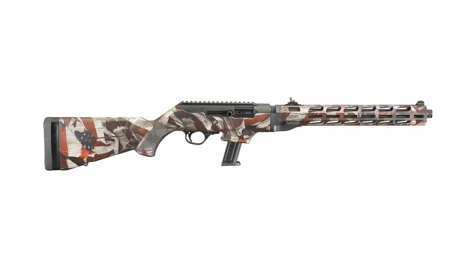 Ruger PC Carbine Semi-Auto Rifle, 9mm Luger, 16.12in Threaded Barrel