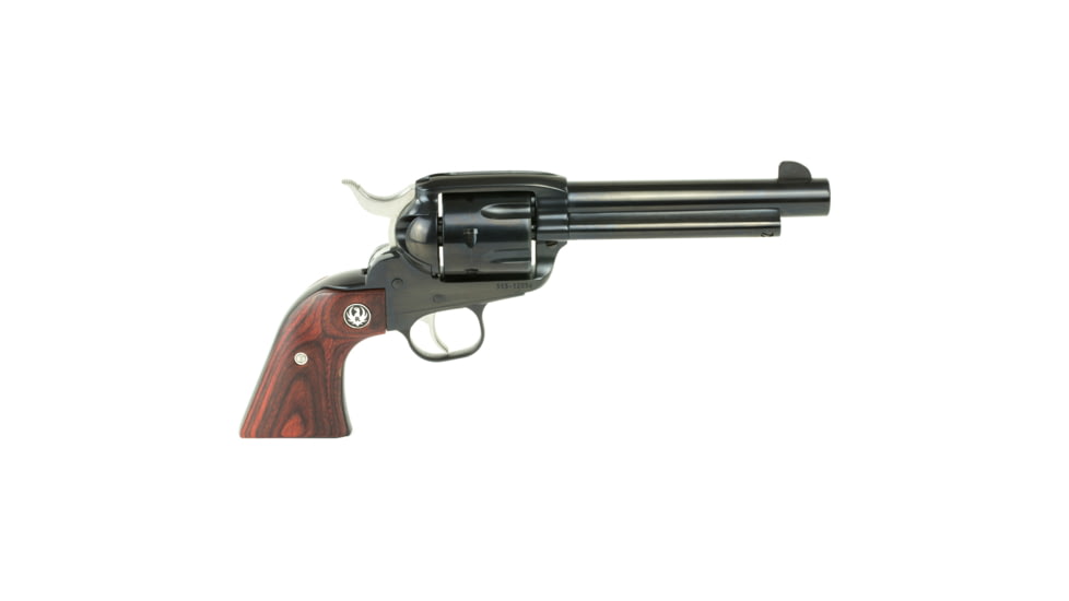 Ruger Vaquero Revolver, .45 Long Colt, 5.5in Barrel, Fixed, Blued Frame, Wood Grip, 6 Round Cylinder, 5101