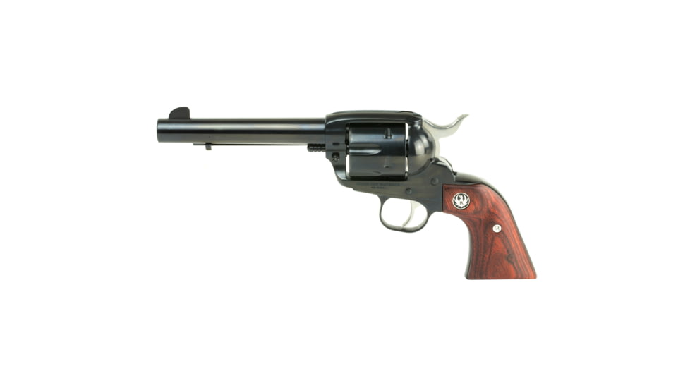 Ruger Vaquero Revolver, .45 Long Colt, 5.5in Barrel, Fixed, Blued Frame, Wood Grip, 6 Round Cylinder, 5101