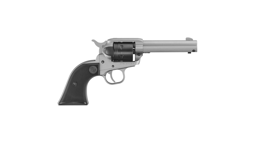Ruger Wrangler Revolver, .22 Long Rifle, 4.62in Barrel, Fixed, Silver Cerakote Frame, Synthetic Grip, 6 Round Cylinder, 2003