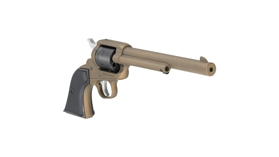 Ruger Wrangler Revolver, .22 Long Rifle, 7.5in Barrel, Fixed, Bronze Frame, Synthetic Grip, 6 Round Cylinder, 2040