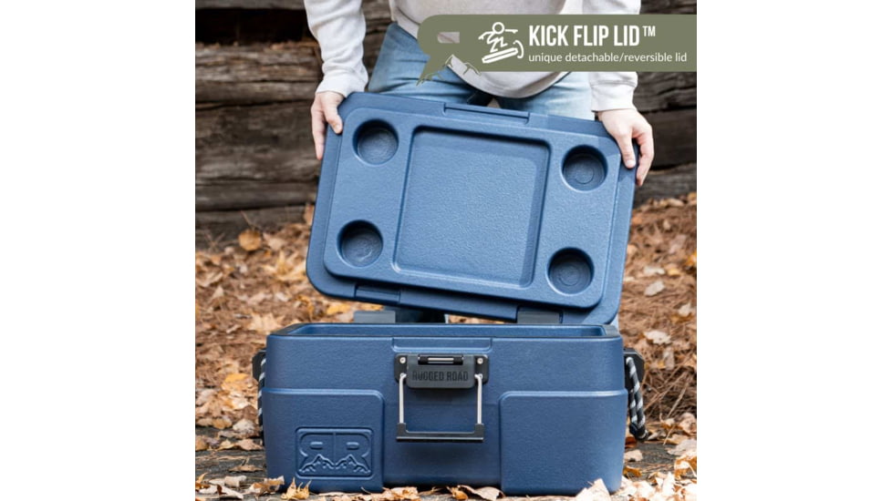Rugged Road 45 Cans Version 2 Hard Cooler, Gunmetal Gray, RR45 V2 - Gunmetal Gray