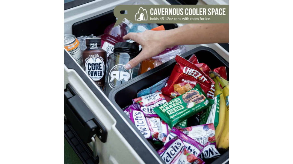 Rugged Road 45 Cans Version 2 Hard Cooler, Gunmetal Gray, RR45 V2 - Gunmetal Gray