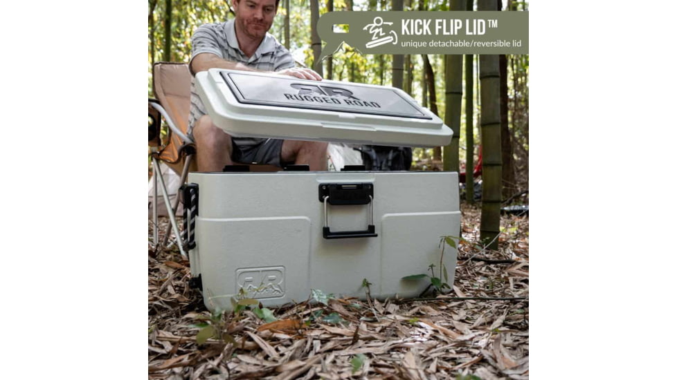 Rugged Road 85 Cans Version 2 Hard Cooler, Sahara Tan, RR85 V2 - Sahara Tan