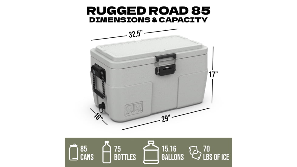 Rugged Road 85 V2 Cooler, Forest Green, RR85-V2-Forest Green