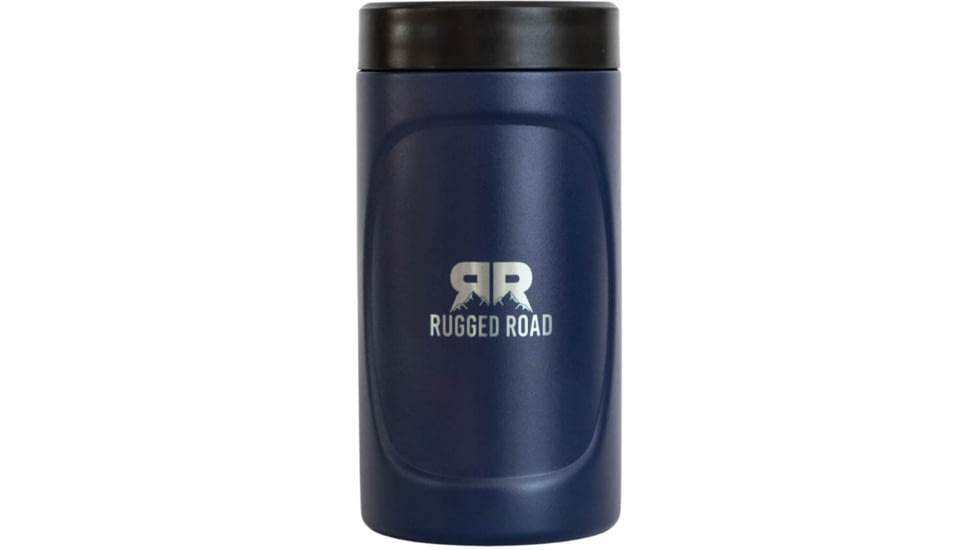 Rugged Road Can Cooler, Blue, 12oz, 12 oz Can Cooler - Blue