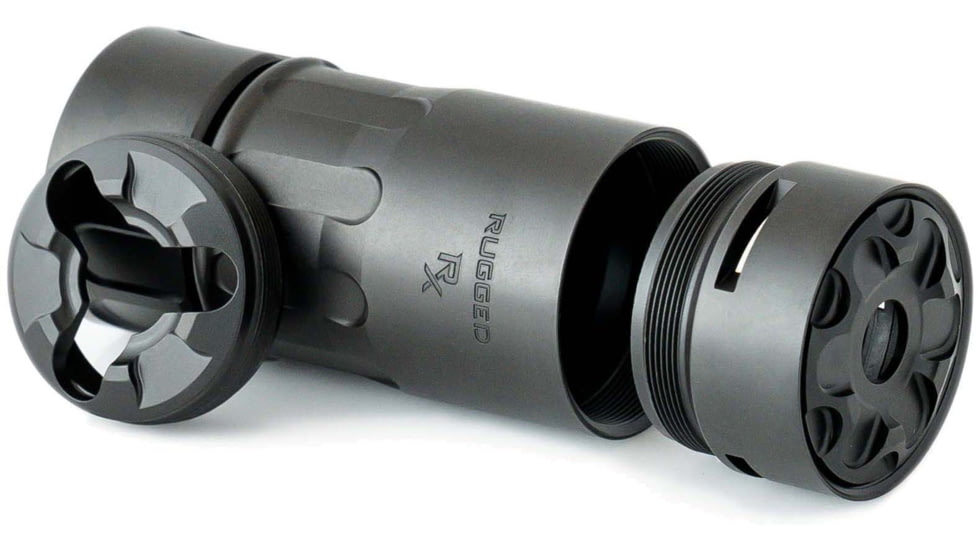 Rugged Suppressorss RX001 RX Blast Diverter/Brake Black Nitride Stainless Steel,