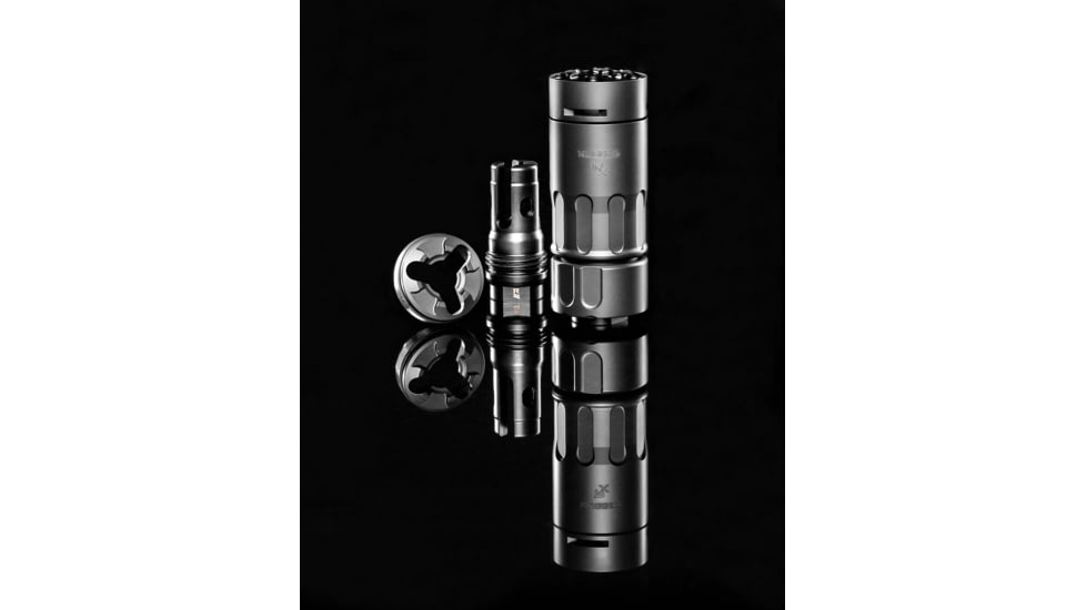 Rugged Suppressorss RX001 RX Blast Diverter/Brake Black Nitride Stainless Steel,