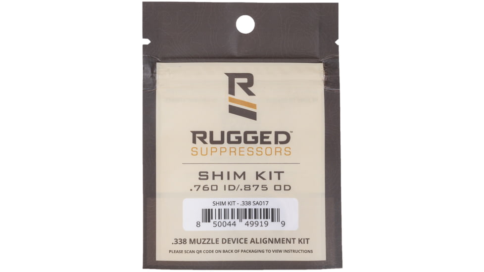 Rugged Suppressors .338 Caliber Shim Kit, 6.8mm, SA017