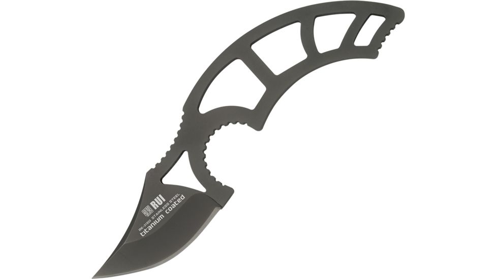 RUI Tactical Laser Cut Fixed Blade Knife, 3in, Skeletonized Handle RUI31933