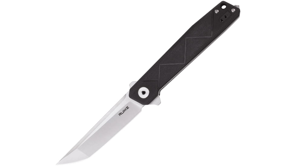 RUIKE P127 Linerlock Folding Knife, Black G10 handle, P127-B