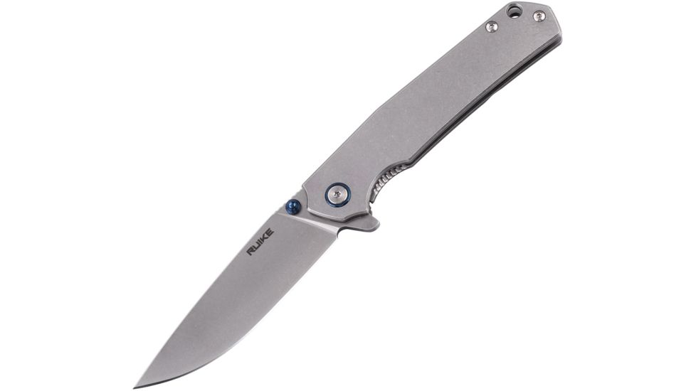 RUIKE P801 Framelock Folding Knife,3.5in,Standard Edge,Stonewash, P801-SF