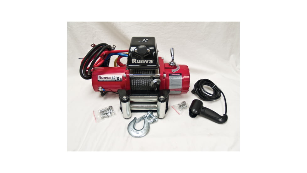 RUNVA USA Winch Lb 12V w/ Fairlead, 9500