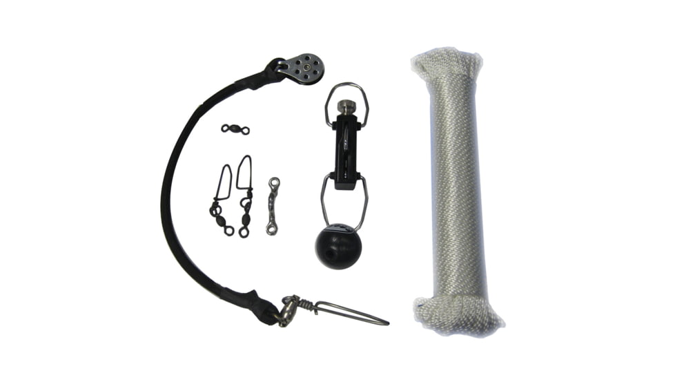 RUPP Marine Center Rigging Kit w/Klickers - White Nylon 45' 53023