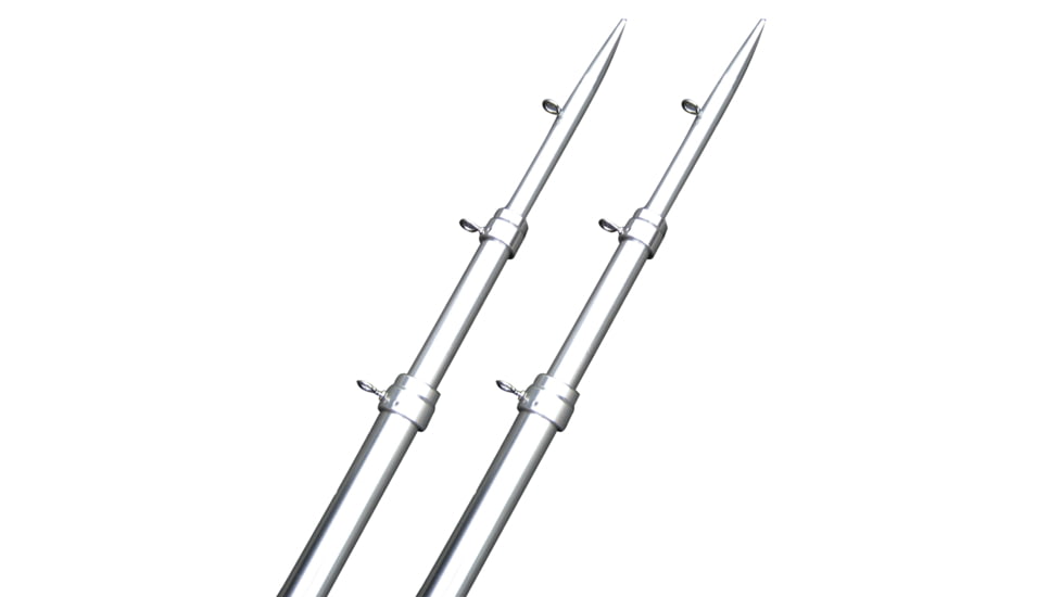 RUPP Marine Gun 9' Telescoping Outrigger Poles f/RH Mount Top 57413