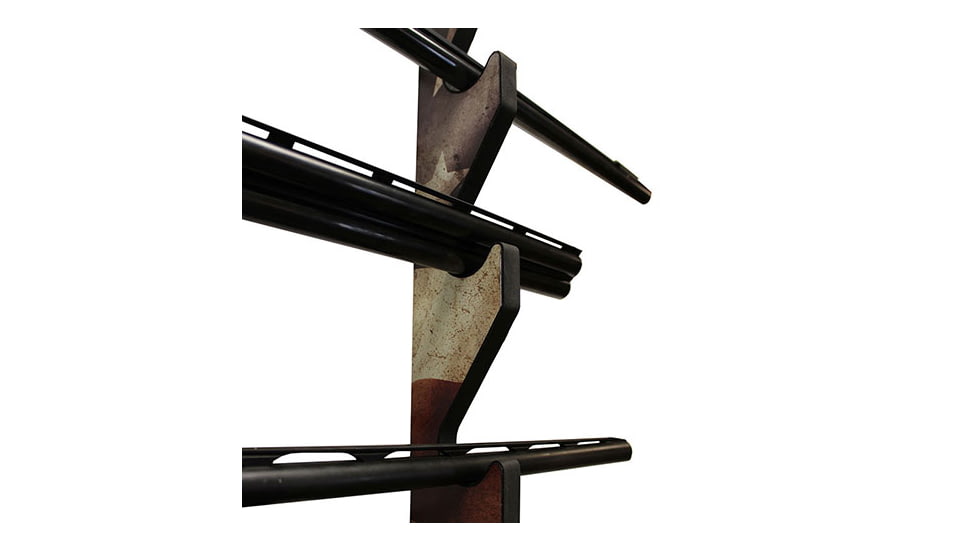 Rush Creek Creations 5 Gun Wall Rack, Americana Flag, 38-4046