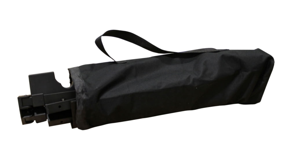 Rush Creek Creations Fold &amp; Go Aluminum 10 Gun Stand, Black, 38-5010