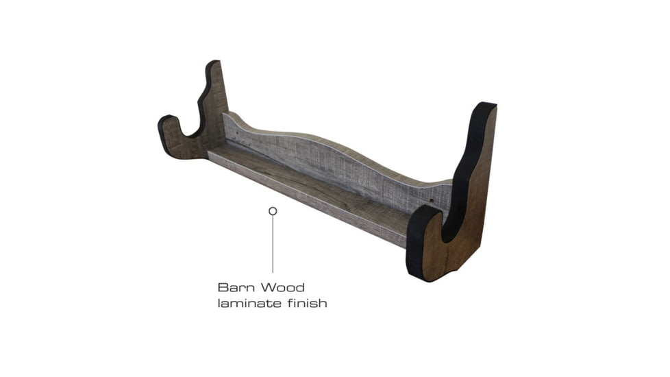 Rush Creek Creations Single Gun Wall Rack, Barn Wood, 21 x 5 x 7, 38-4066