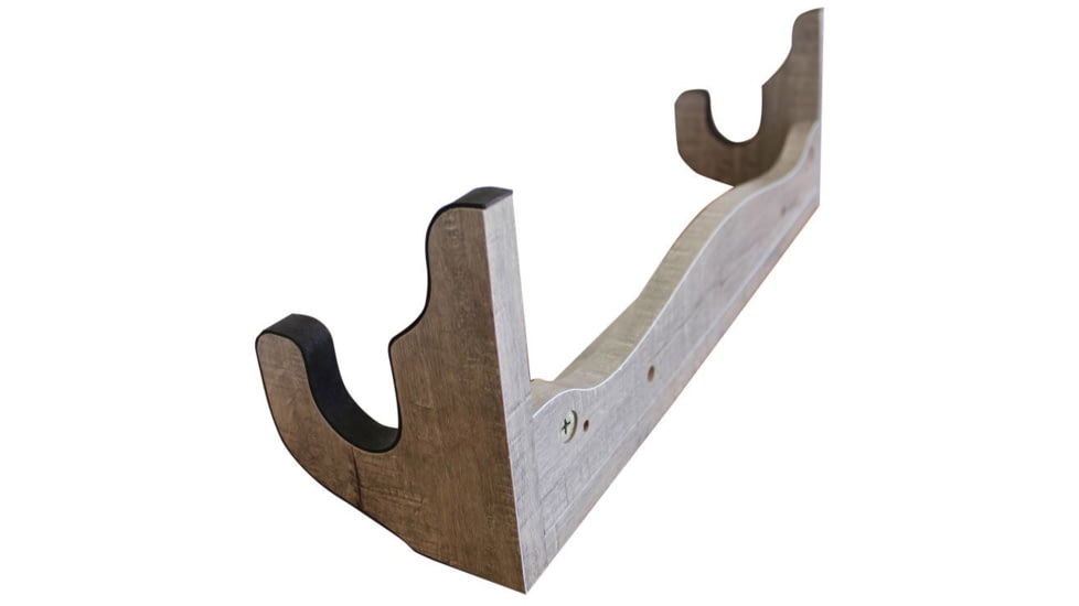 Rush Creek Creations Single Gun Wall Rack, Barn Wood, 21 x 5 x 7, 38-4066