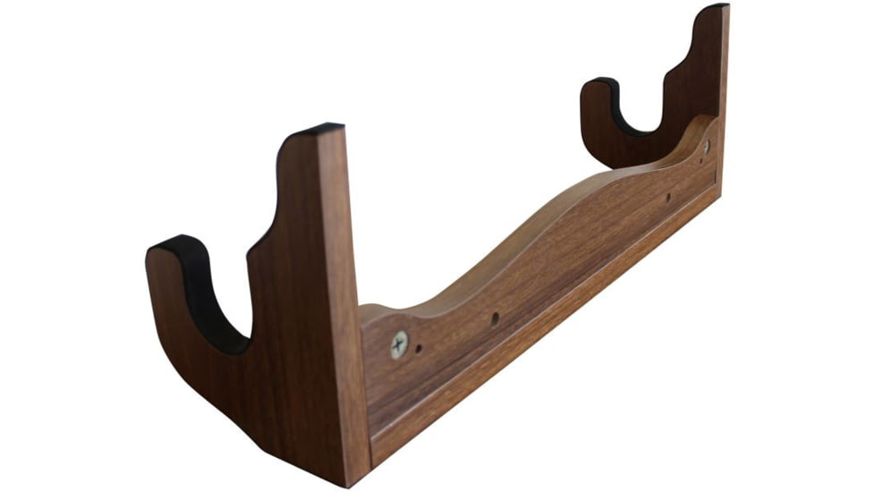 Rush Creek Creations Single Gun Wall Rack, Dark Walnut, 21 x 5 x 7, 38-4068