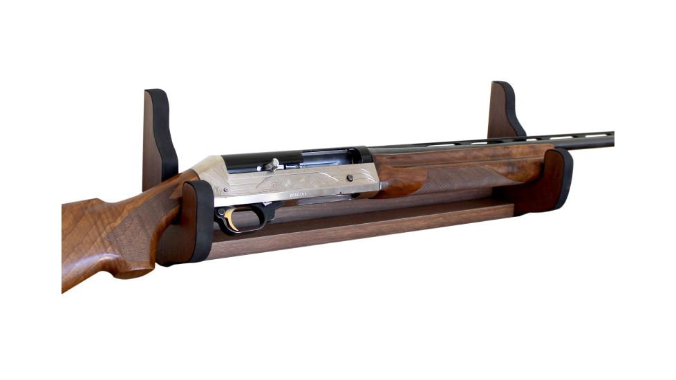 Rush Creek Creations Single Gun Wall Rack, Dark Walnut, 21 x 5 x 7, 38-4068
