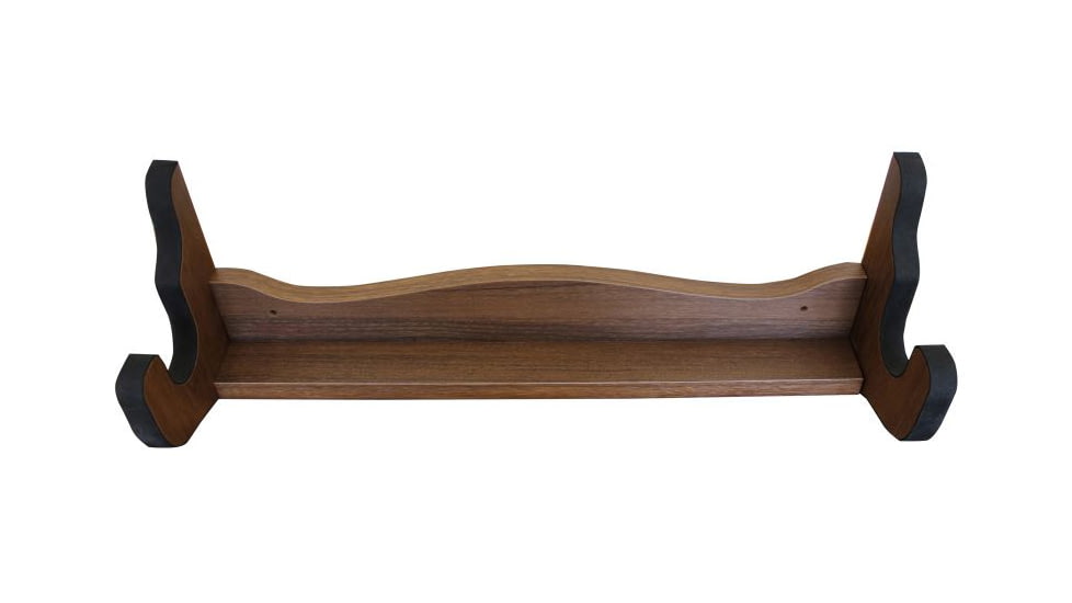 Rush Creek Creations Single Gun Wall Rack, Dark Walnut, 21 x 5 x 7, 38-4068