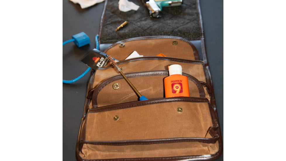 Rush Creek Creations Ultimate Pistol Cleaning Mat, Canvas, Brown, 42-2002