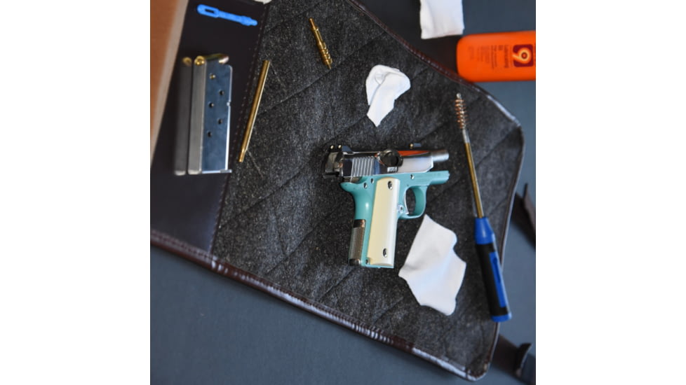 Rush Creek Creations Ultimate Pistol Cleaning Mat, Canvas, Brown, 42-2002