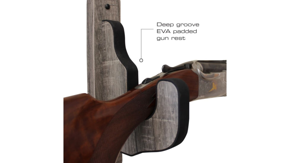 Rush Creek Creations Wall Gun Display Hooks, Barn Wood, 10.2 x 1.7 x 6.2, 38-4086