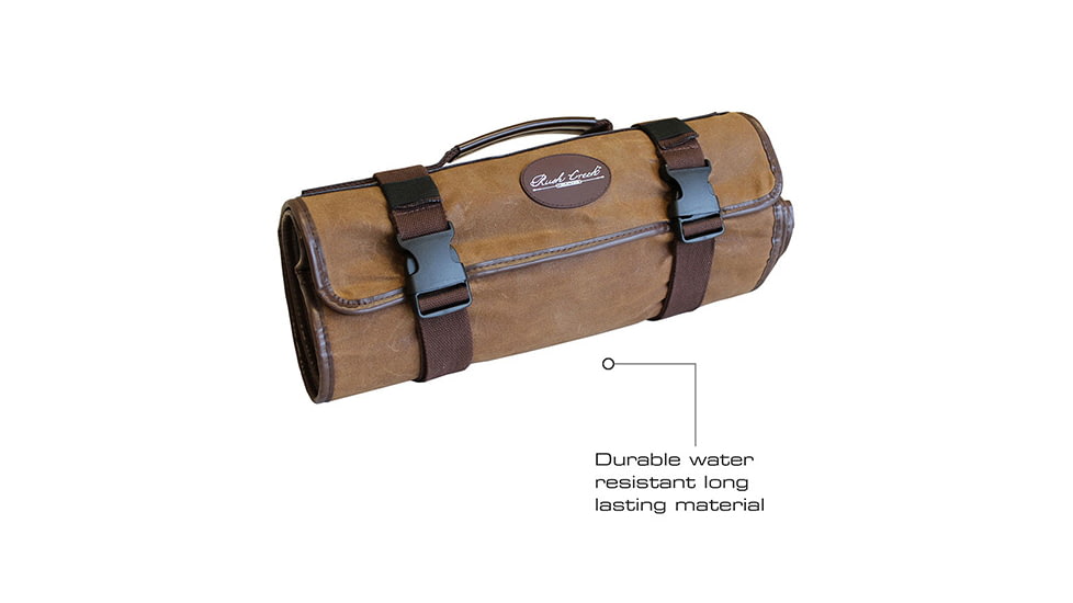 Rush Creek Creations Weather Resistant Portable Gun Cleaning Mat, Tan Canvas, 69 x 16 x .5, 42-0000