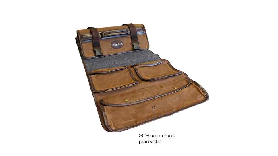 Rush Creek Creations Weather Resistant Portable Gun Cleaning Mat, Tan Canvas, 69 x 16 x .5, 42-0000