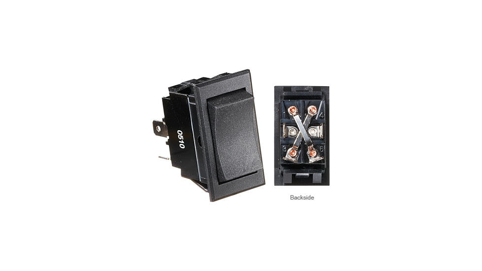 RV Designer Dc Rocker Switch 20 Amp Mom On/Off/Mom On 4 Terminal, S221