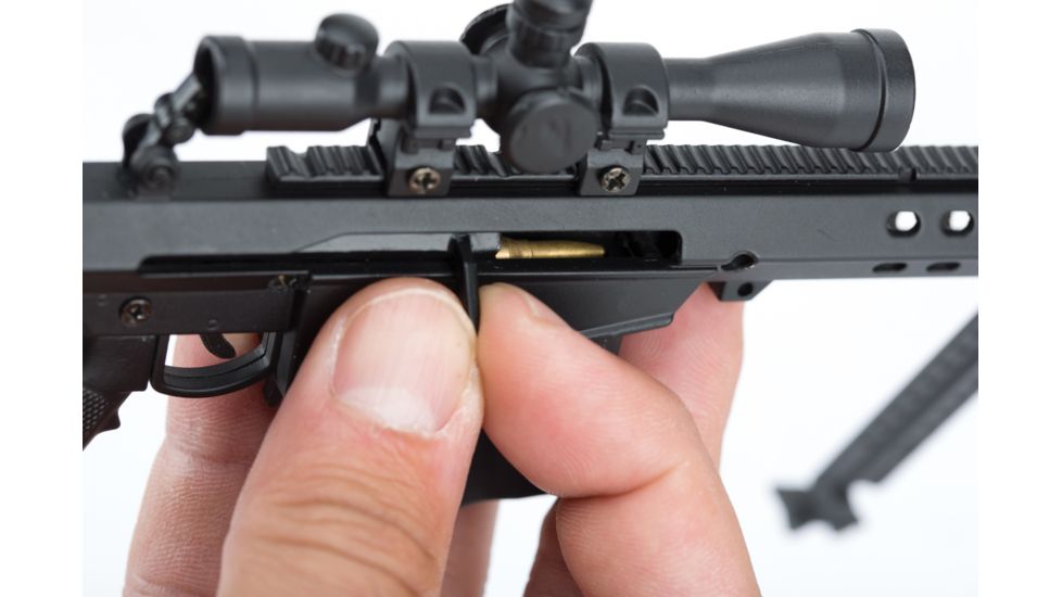 RW Minis .50 Cal Rifle, Replica 1/3 scale, non-firing model, Black, RWBLK50