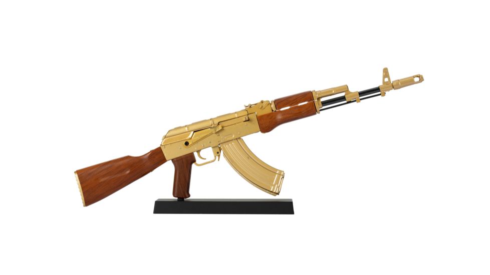 RW Minis AK-47, Replica 1/3 scale, non-firing model, Gold, RWGLDAK47