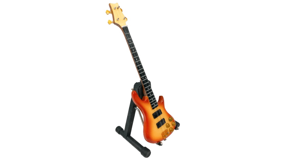 RW Minis Four String Bass Guitar Scale Replica, Natural, 02.0001.00