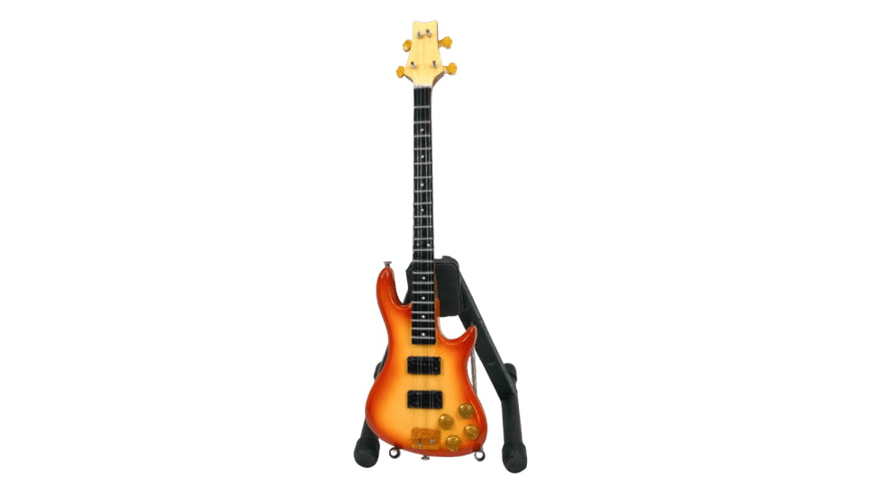 RW Minis Four String Bass Guitar Scale Replica, Natural, 02.0001.00